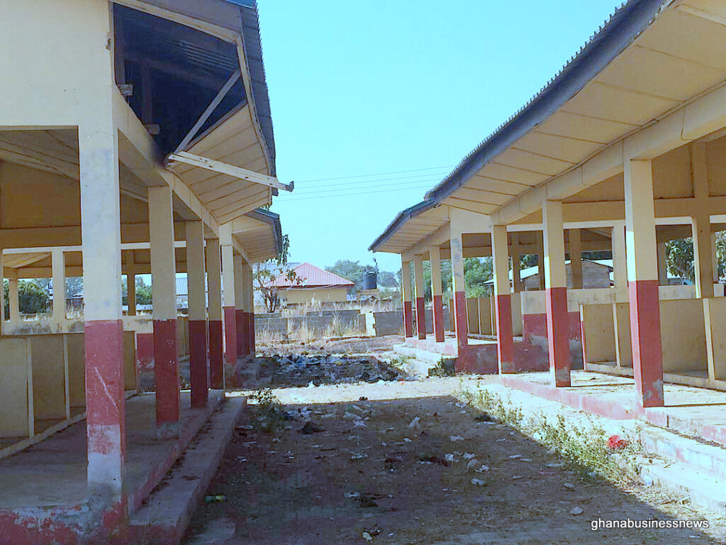 An abandoned market 